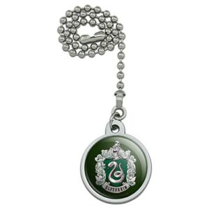 GRAPHICS & MORE Harry Potter Slytherin Painted Crest Ceiling Fan and Light Pull Chain