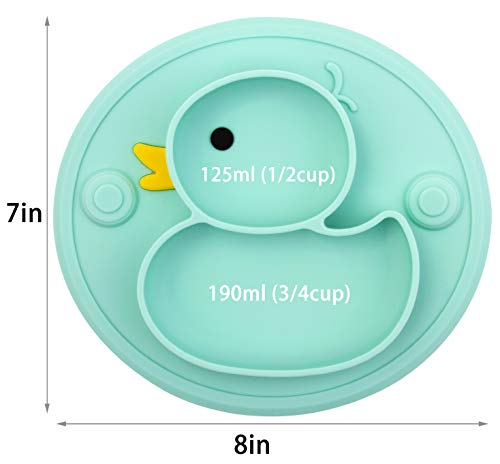 Silicone Detachable Toddler Meal Tray – Portable Non-Slip Suction Cup for Kids Babies and Kids | The Storepaperoomates Retail Market - Fast Affordable Shopping