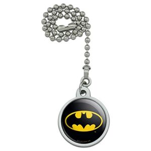 GRAPHICS & MORE Batman Classic Bat Shield Logo Ceiling Fan and Light Pull Chain