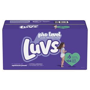 Luvs Ultra Leakguards, Stage 6 Disposable Diaper, 104 Ct
