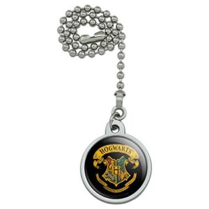 GRAPHICS & MORE Harry Potter Ilustrated Hogwart’s Crest Ceiling Fan and Light Pull Chain