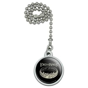 GRAPHICS & MORE Lord of The Rings The Journey Ceiling Fan and Light Pull Chain