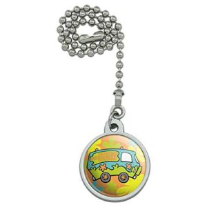 GRAPHICS & MORE Scooby-Doo The Mystery Machine Ceiling Fan and Light Pull Chain