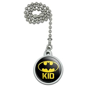 GRAPHICS & MORE Batman Bat Kid Shield Logo Ceiling Fan and Light Pull Chain