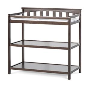 Child Craft Flat Top Changing Table with Pad, Slate
