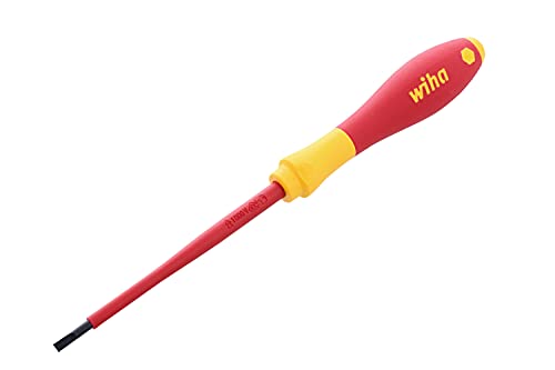 Wiha 32015 Insulated SoftFinish Slotted Screwdriver 3.5mm x 100mm | The Storepaperoomates Retail Market - Fast Affordable Shopping