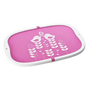 Munchkin Snap Shut Silicone Placemat for Kids, Pink