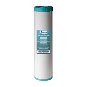 iSpring Whole House Water Filter Cartridge, Iron & Manganese Reducing Water Filter Whole House, 4.5″ x 20″, Model: FM25B