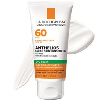 La Roche-Posay Anthelios Clear Skin Dry Touch Sunscreen SPF 60, Oil Free Face Sunscreen for Acne Prone Skin, Won’t Cause Breakouts, Non-Greasy, Oxybenzone Free | The Storepaperoomates Retail Market - Fast Affordable Shopping