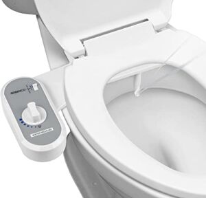 Greenco Bidet Attachment for Toilet Water Sprayer for Toilet Seat | Easy-to-Install, Non-Electric Bidet with Adjustable Fresh Water Jet Spray| All Accessories with Detailed Instructions | Holiday Gift
