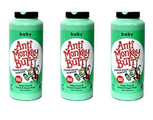 Anti Monkey Butt Baby Powder 6 oz. 3 Pack