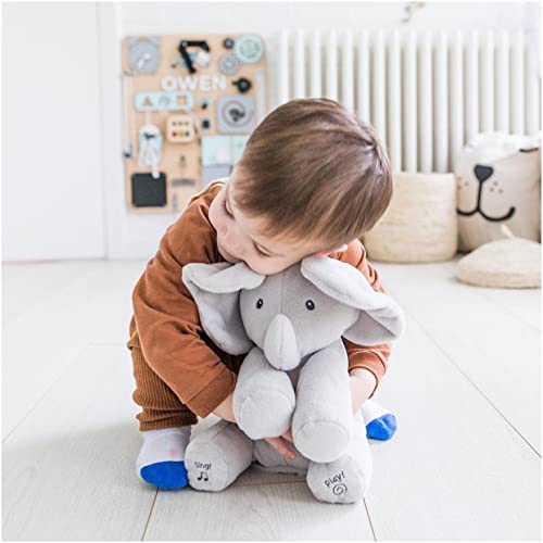 Baby GUND Official Animated Flappy The Elephant Stuffed Animal Baby Toy Plush for Baby Boys and Girls, Gray, 12″ (Song Styles May Vary) | The Storepaperoomates Retail Market - Fast Affordable Shopping