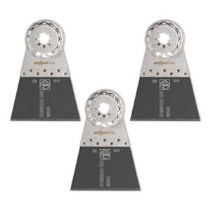 Fein StarLock E-Cut Standard Oscillating Saw Blades for Wood, Drywall and Plastic – 2-1/2″x2″, 3-Pack – 63502134270