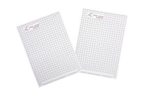2 x A4 Grid Type ‘Freehand Designer’ Sheets. Draw Perfect Straight Lines Templates. Grid Type Sheets for Scale Drawings. ‘Please Note, These are Metric Size A4 Versions with Centimetre Markings’