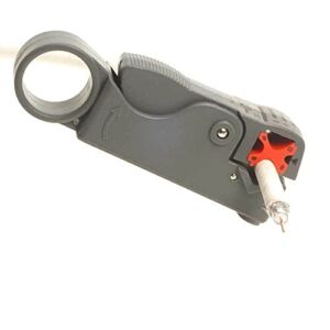 Deluxe Rotary Coax Coaxial Cable Stripper Cutter Tool RG58 RG6 RG59 Quad, Dual