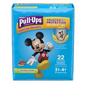 Pull-Ups Learning Designs Potty Training Pants for Boys, 3T-4T (32-40 lb.), 22 Ct. (Packaging May Vary)
