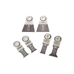 Fein Best of Bi-Metal E-Cut Accessory Set for Wood and Metal – StarLockPlus Mount, 6 Different Saw Blades – 35222942080