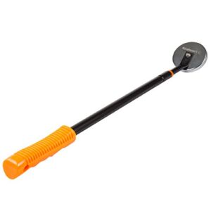 Stalwart – 75-HT5000 Telescoping Magnetic Pick Up Tool With 50 Lb. Pull Capacity, 40 Inch by (Magnet to Pickup Nails, Screws, and Metal Scraps) (Orange) Original Version