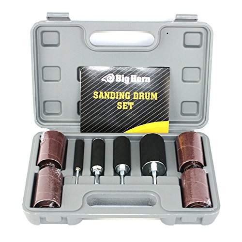 Big Horn 19521 Rubber Sanding Drum Set, 20 Piece | The Storepaperoomates Retail Market - Fast Affordable Shopping
