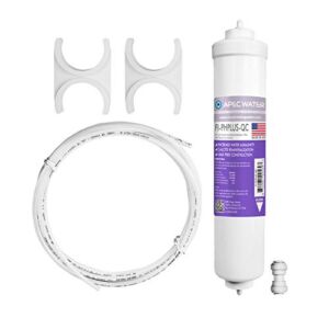 APEC PHPLUSKIT-14 US MADE 10″ Alkaline High Purity pH+ Calcium Carbonate Inline Filter Kit with 1/4″ Quick Connect