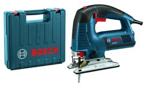 BOSCH Power Tools Jigsaw Kit – JS572EK – 7.2 Amp Corded Variable Speed Top-Handle Jig Saw Kit with Assorted Blades and Carrying Case