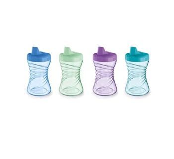 Gerber Graduates 10 Ounce Fun Grips Hard Spout Sippy Cup, 4 Count, Assorted colors | The Storepaperoomates Retail Market - Fast Affordable Shopping