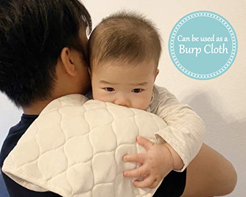 TL Care Waterproof Quilted Playard Changing Table Pads Burp Cloth Made with Organic Cotton 2-Count Natural Color | The Storepaperoomates Retail Market - Fast Affordable Shopping
