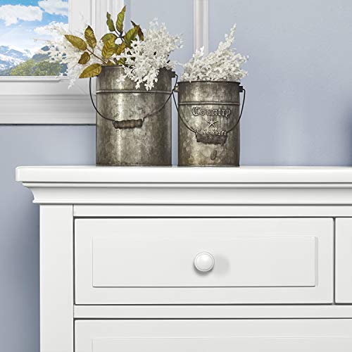 Evolur Parker Double Dresser, Winter White, 54×20.3×32 Inch (Pack of 1) | The Storepaperoomates Retail Market - Fast Affordable Shopping