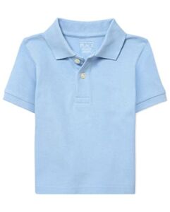The Children’s Place boys And Toddler Short Sleeve Pique School Uniform Polo Shirt, Brook Single, 4T US