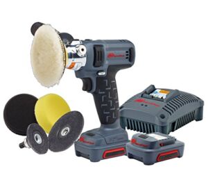 Ingersoll Rand G1621 IQV12 Polisher/Sander, Kit with tool/charger/2 batteries/accessory kit
