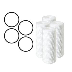 CFS COMPLETE FILTRATION SERVICES EST.2006 Compatible Replacement for Pelican Water PC40 10 in. 5 Micron Sediment Replacement Filter (4-Pack) by CFS