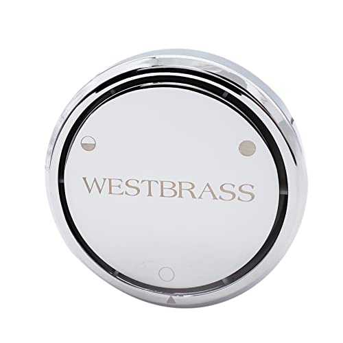 Westbrass D493CHM-26 Universal Patented Deep Soak Round Replacement 2-Hole Bathtub Overflow Cover for Full and Over-Filled Closure, 1 Pack, Polished Chrome – LOGO | The Storepaperoomates Retail Market - Fast Affordable Shopping