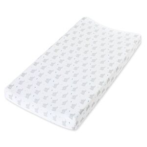 aden + anais Essentials Changing Pad Cover, 100% Cotton Muslin, Super Soft, Breathable, Tailored Snug Fit, Single, Baby Star