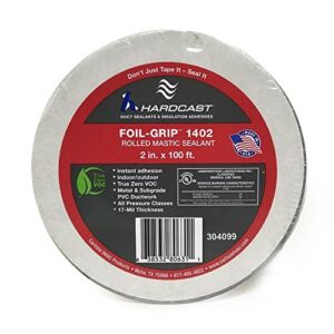 Hardcast 304099 Foil-Grip 1402 Mastic Duct Sealant 2″ x 100′