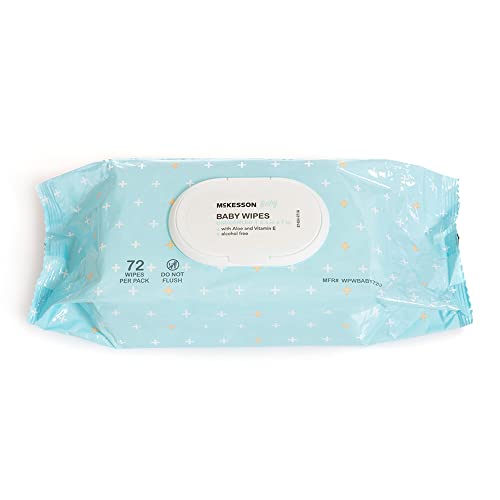 McKesson Baby Wipe with Aloe and Vitamin E, Unscented, Alcohol-Free, 72 Wipes, 1 Pack | The Storepaperoomates Retail Market - Fast Affordable Shopping