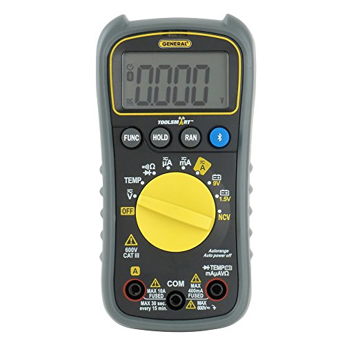 General Tools Bluetooth Connected Digital Multimeter #TS04, Auto-Ranging with NCV Detector, CAT III 600V Safety Rated | The Storepaperoomates Retail Market - Fast Affordable Shopping