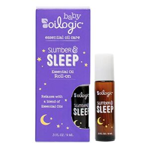 Oilogic Baby Essentials – Slumber & Sleep Roll-On Essential Oil for Baby & Toddler – Gentle & Safe Aromatherapy Blend, 100% Pure Lavender & Chamomile Oil