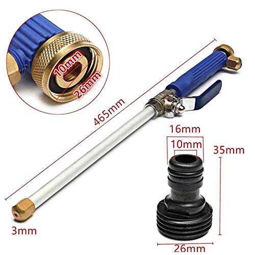 Pressure Power Washer Spray Nozzle, 18 Inch, Garden Hose Wand for Car Washing and Window Washing, Blue | The Storepaperoomates Retail Market - Fast Affordable Shopping