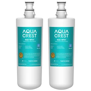 AQUACREST 3US-AF01 Under Sink Water Filter, Replacement for Standard 3US-AF01, 3US-AS01, Aqua-Pure AP Easy C-CS-FF, WHCF-SRC, WHCF-SUFC, WHCF-SUF Water Filter, NSF/ANSI 42 Certified (Pack of 2)
