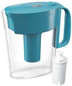 Brita Standard Metro Water Filter Pitcher, Turquoise, Small 6 Cup, 1 Count