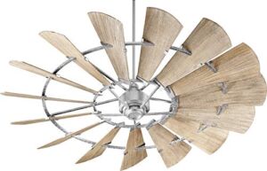 Quorum International Windmill 72″ Ceiling Fan – Galvanized – 97215-9