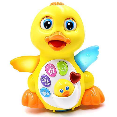 Dancing and Singing Musical Duck Toys for Toddlers, Infant and Baby Educational Learning Toys with Music and Lights Gifts for 1 Year Old Girls Boys Kids | The Storepaperoomates Retail Market - Fast Affordable Shopping