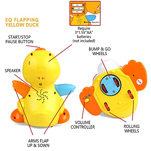 Dancing and Singing Musical Duck Toys for Toddlers, Infant and Baby Educational Learning Toys with Music and Lights Gifts for 1 Year Old Girls Boys Kids | The Storepaperoomates Retail Market - Fast Affordable Shopping