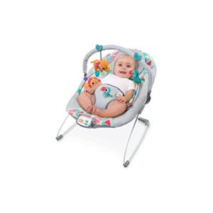 Bright Starts Toucan Tango Baby Bouncer with Soothing Vibration and Music