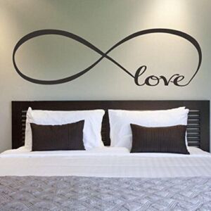 Picniva Wall Stickers Bedroom Decor Infinity Symbol Word Love Vinyl Art Decal