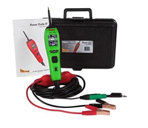 Power Probe IV w/Case & Acc – Green (PP405AS) [Car Diagnostic Test Tool Digital Volt Meter ACDC Current Resistance Circuit and Fuel Injector Tester]