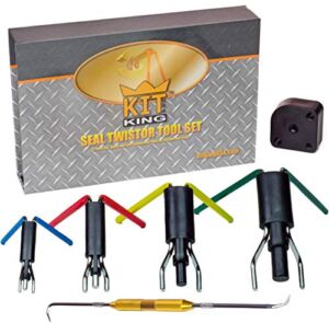 Kit King – Rod Seal Install Tool Set – 5 Piece Hydraulic U-Cup Twistor Installation Tool Set
