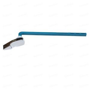Blue Toilet Tank Flush Lever Replacement for Mansfield, Chrome Finish Handle