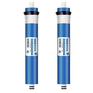 Geekpure Reverse Osmosis RO Membrane 100 GPD -NSF Certificated-Water Filter Replacement Cartridge-Pack 2