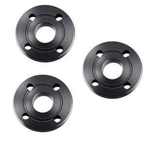 Podoy Angle Grinder Outer Lock Flange Nut for Compatible with Dewalt Milwaukee Makita Bosch Black & Decker Ryobi 5/8″-11 Fits All 4-1/2″ (3 Pack)
